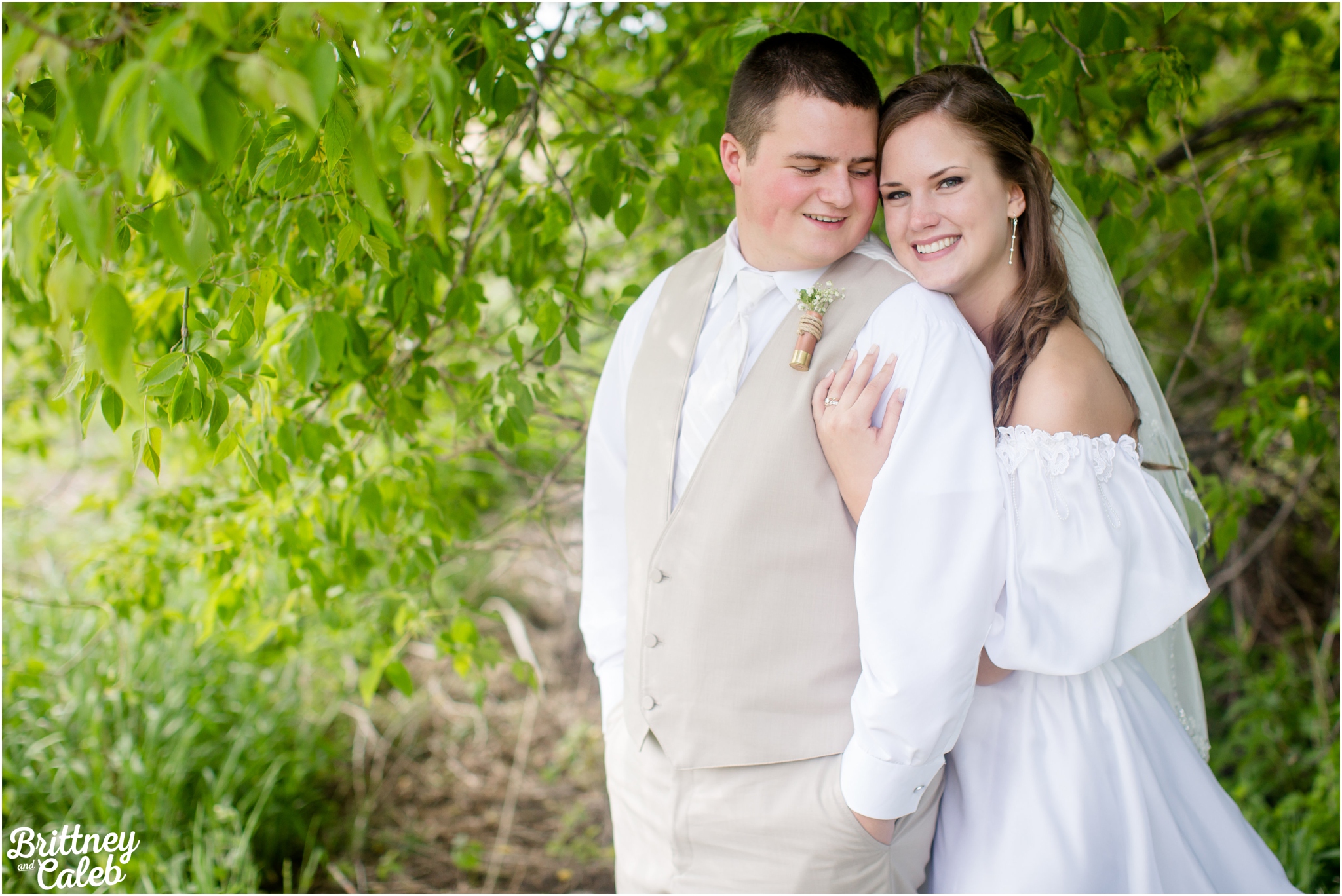 Bride and Groom Photography, Brittney and Caleb