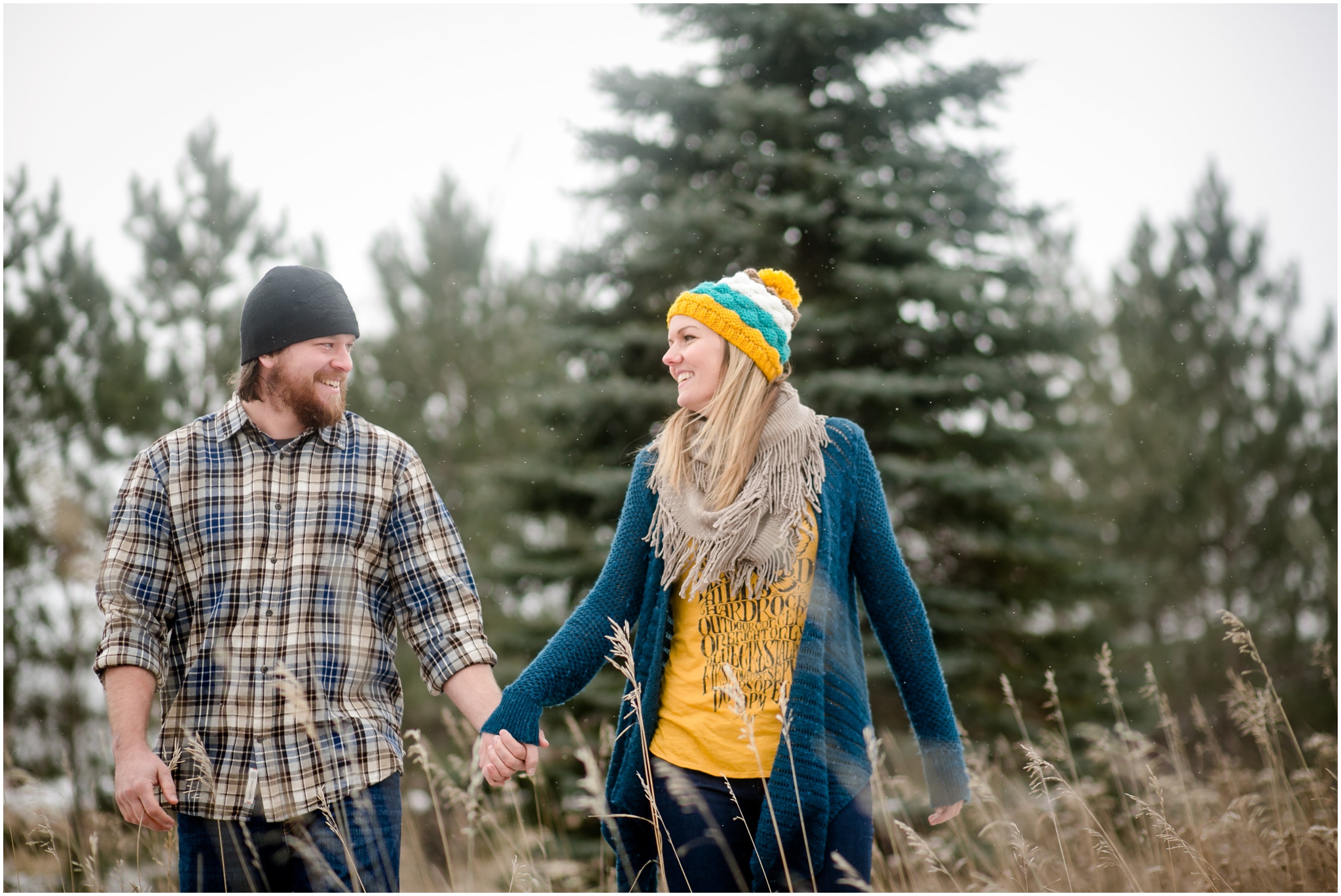 Minnesota Winter Engagement Session, Outfit Inspiration, Brittney and Caleb