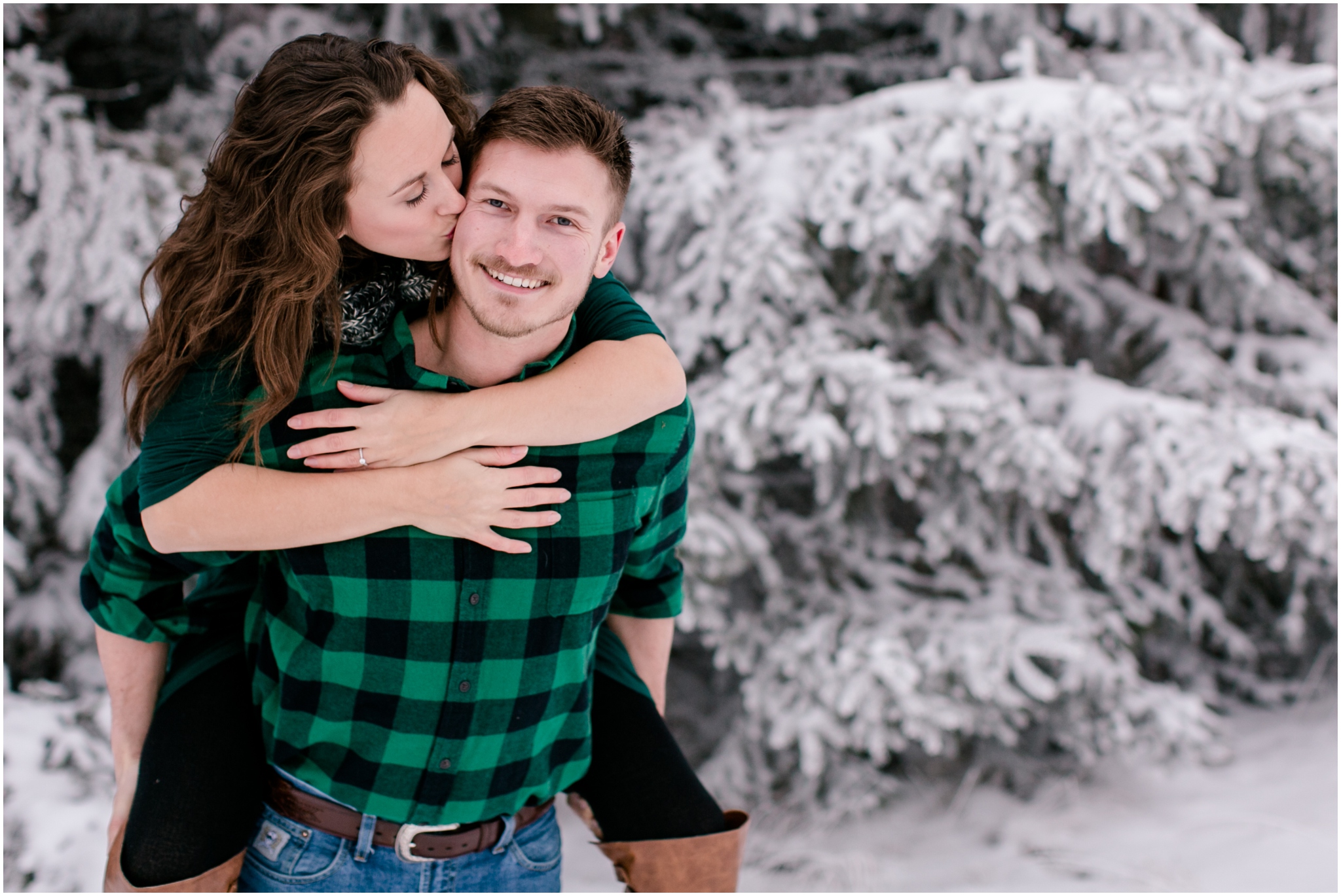 Minnesota Winter Engagement Photography, Brittney and Caleb