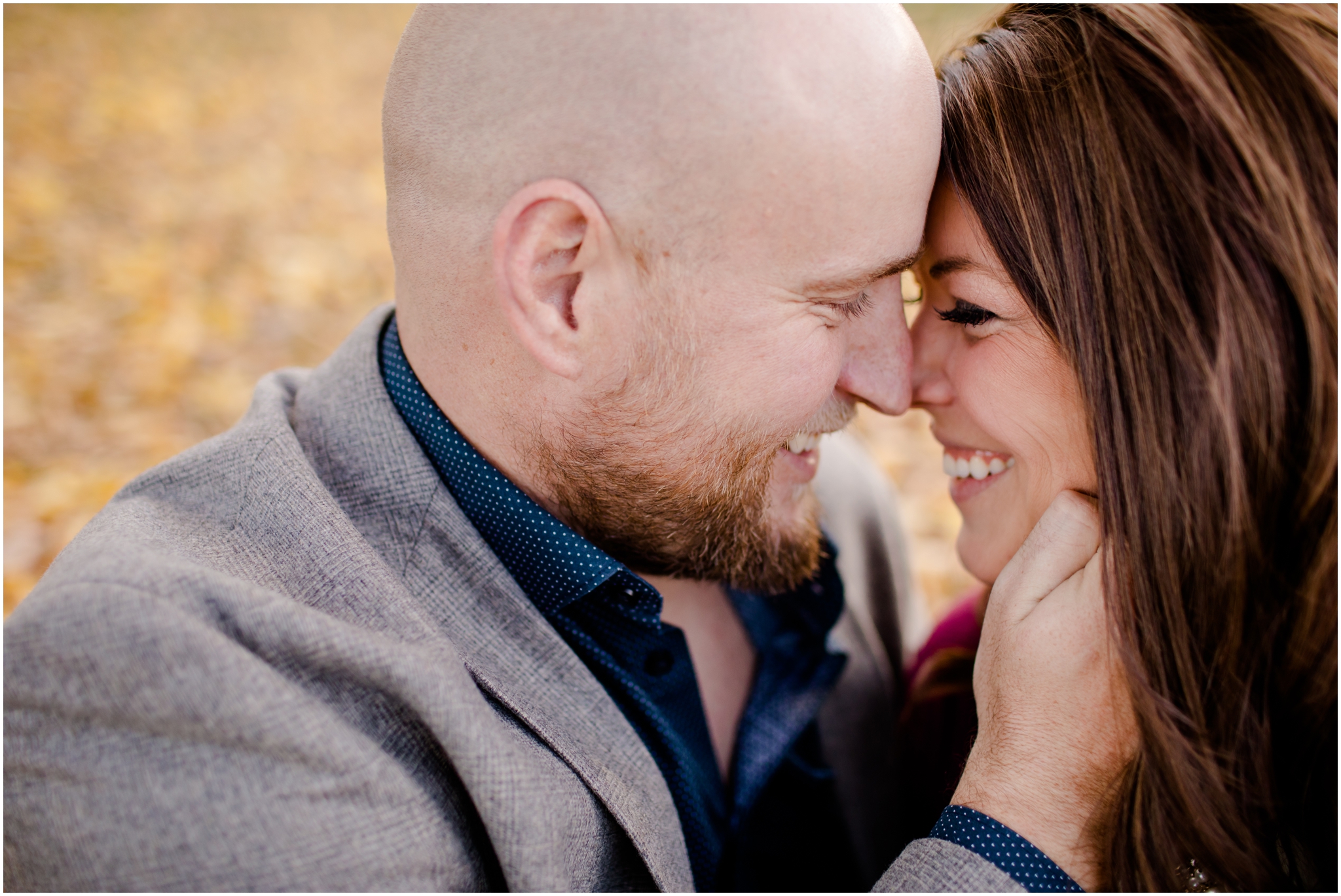 Downtown Fargo Engagement Session, Fall Engagement Photos, Brittney and Caleb
