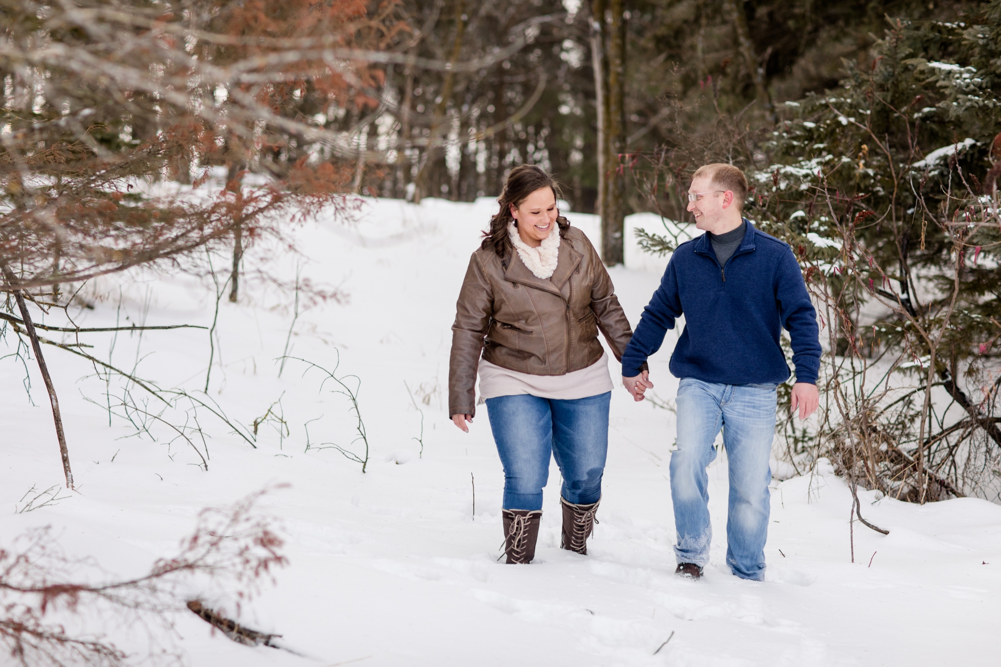 Fargo Moorhead Engagement Photographers, Winter Wedding Photographers, Winter Engagements
