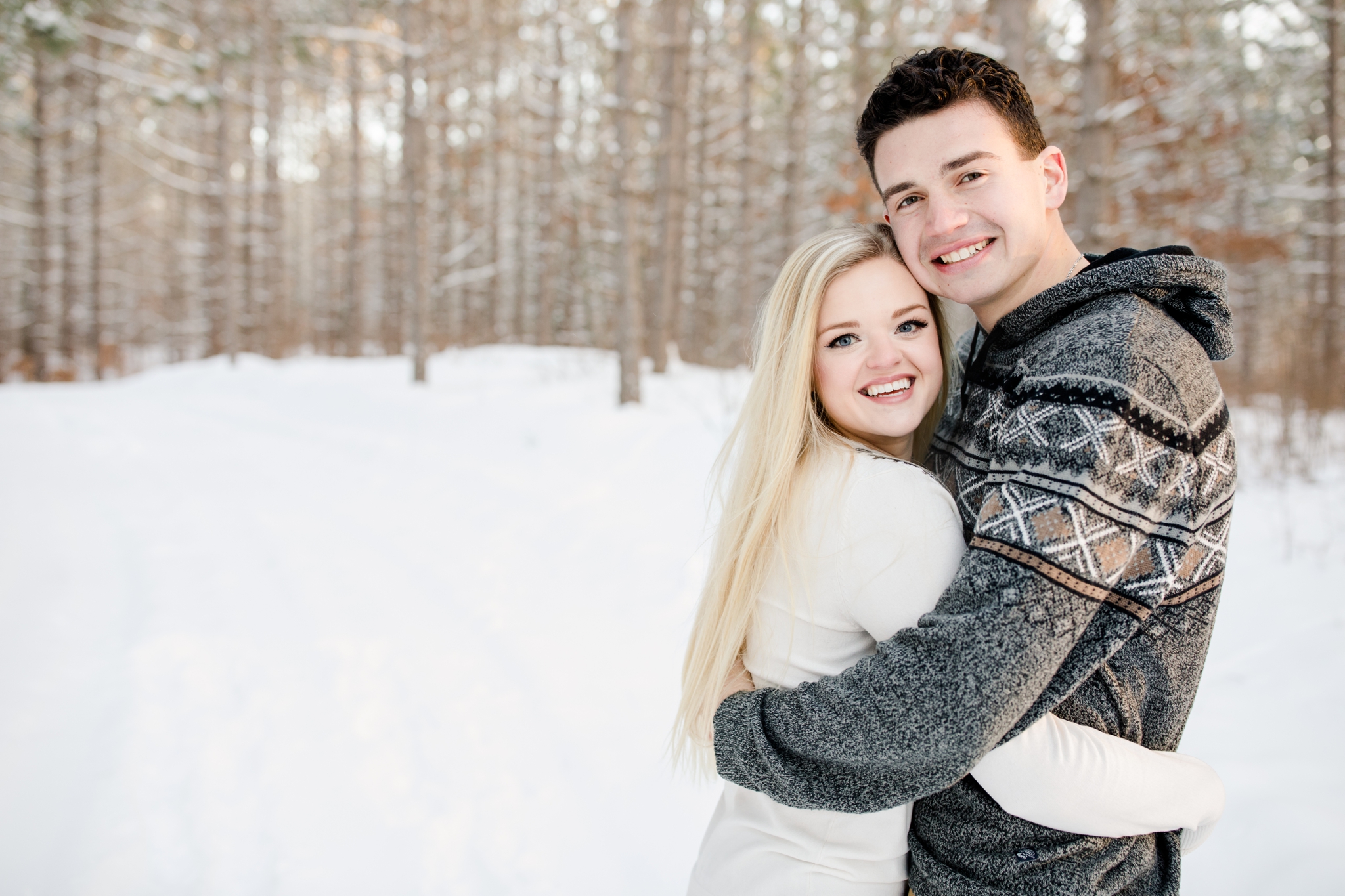 Bemidji Engagement Photographers, Winter Wedding Photographers, Brittney and Caleb