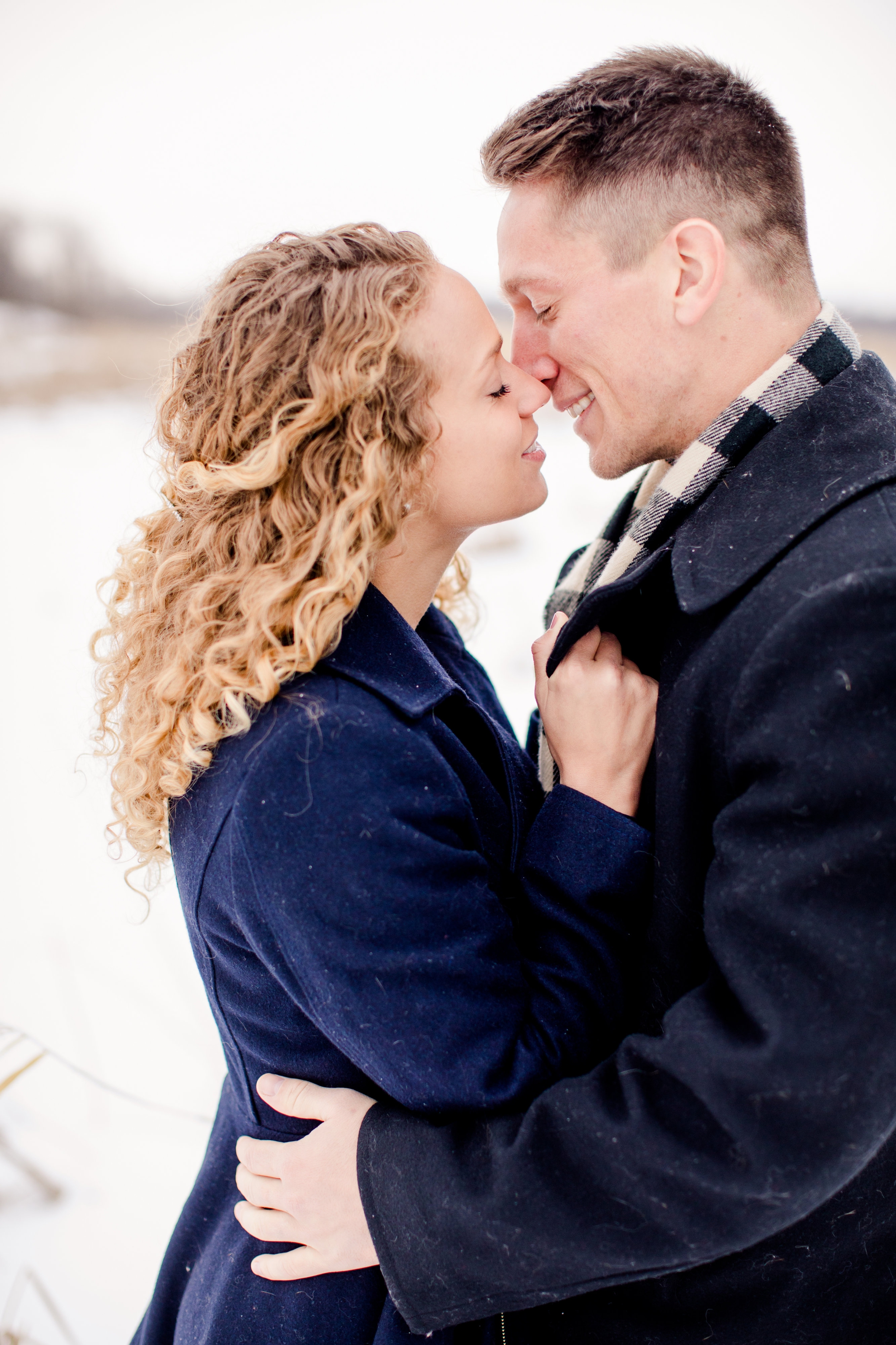 Detroit Lakes Winter Engagement Photographers, Wedding photographers