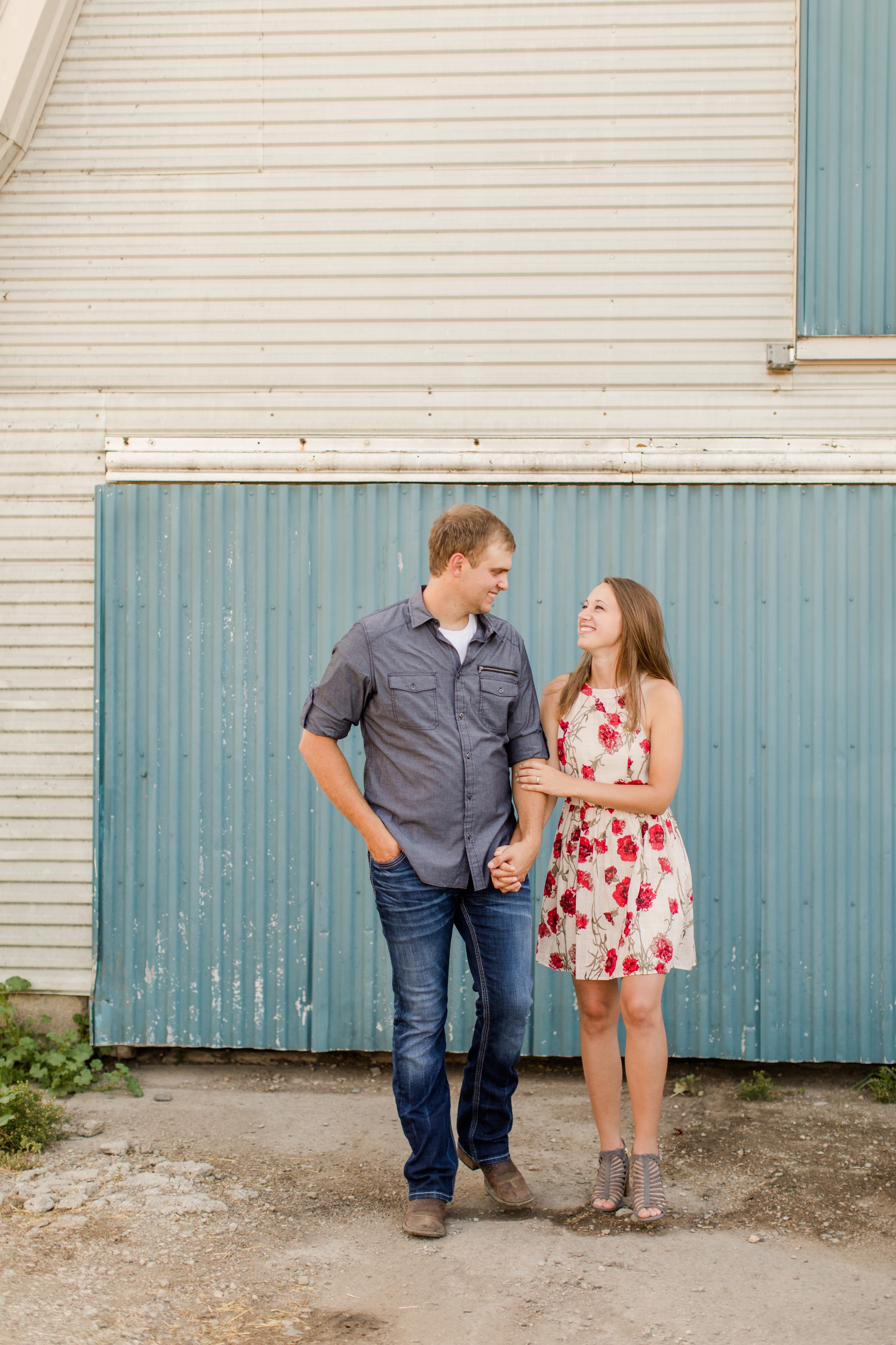 Minnesota Engagement Photographers, Farm engagement photos, Brittney and Caleb