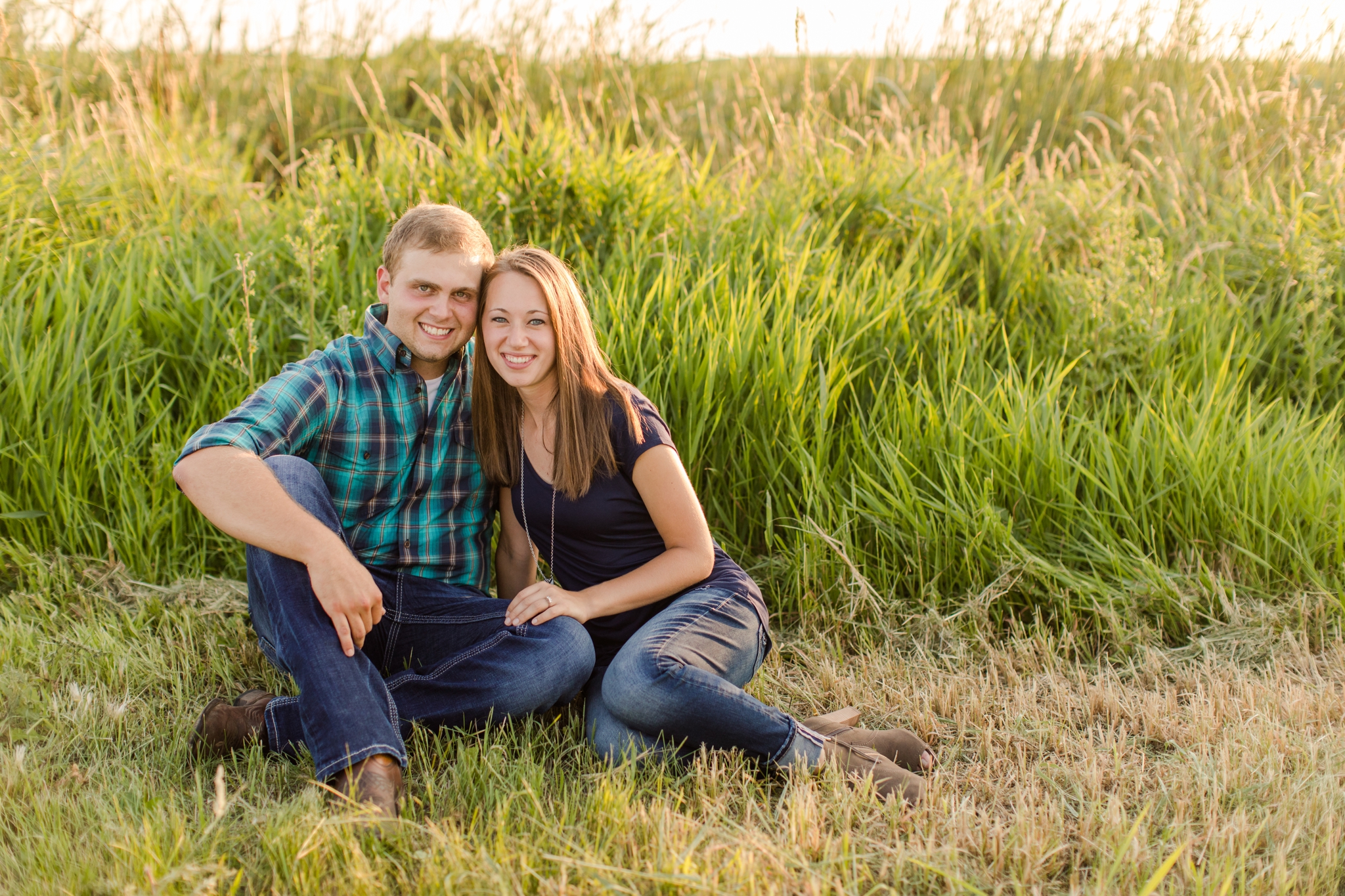 Minnesota Engagement Photographers, Farm engagement photos, Brittney and Caleb