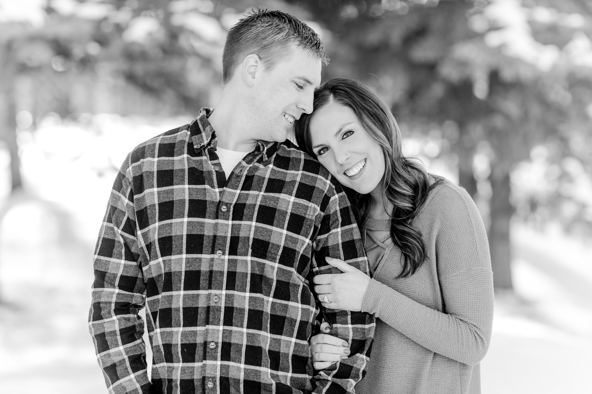 Downtown Fargo Engagement Session, Winter engagement photos, Brittney and Caleb