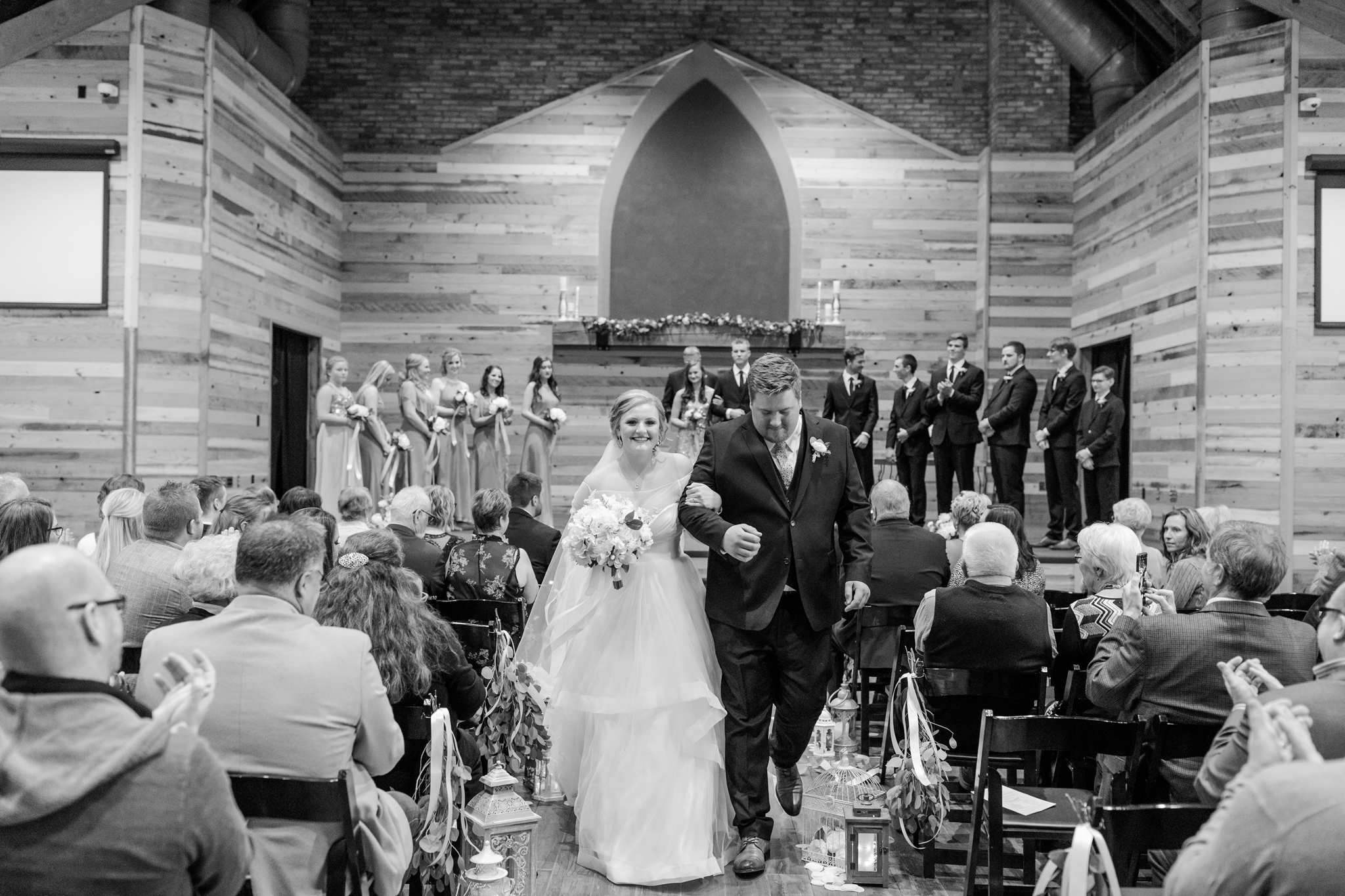 Sanctuary Events Center, Downtown Fargo Wedding, Brittney and Caleb