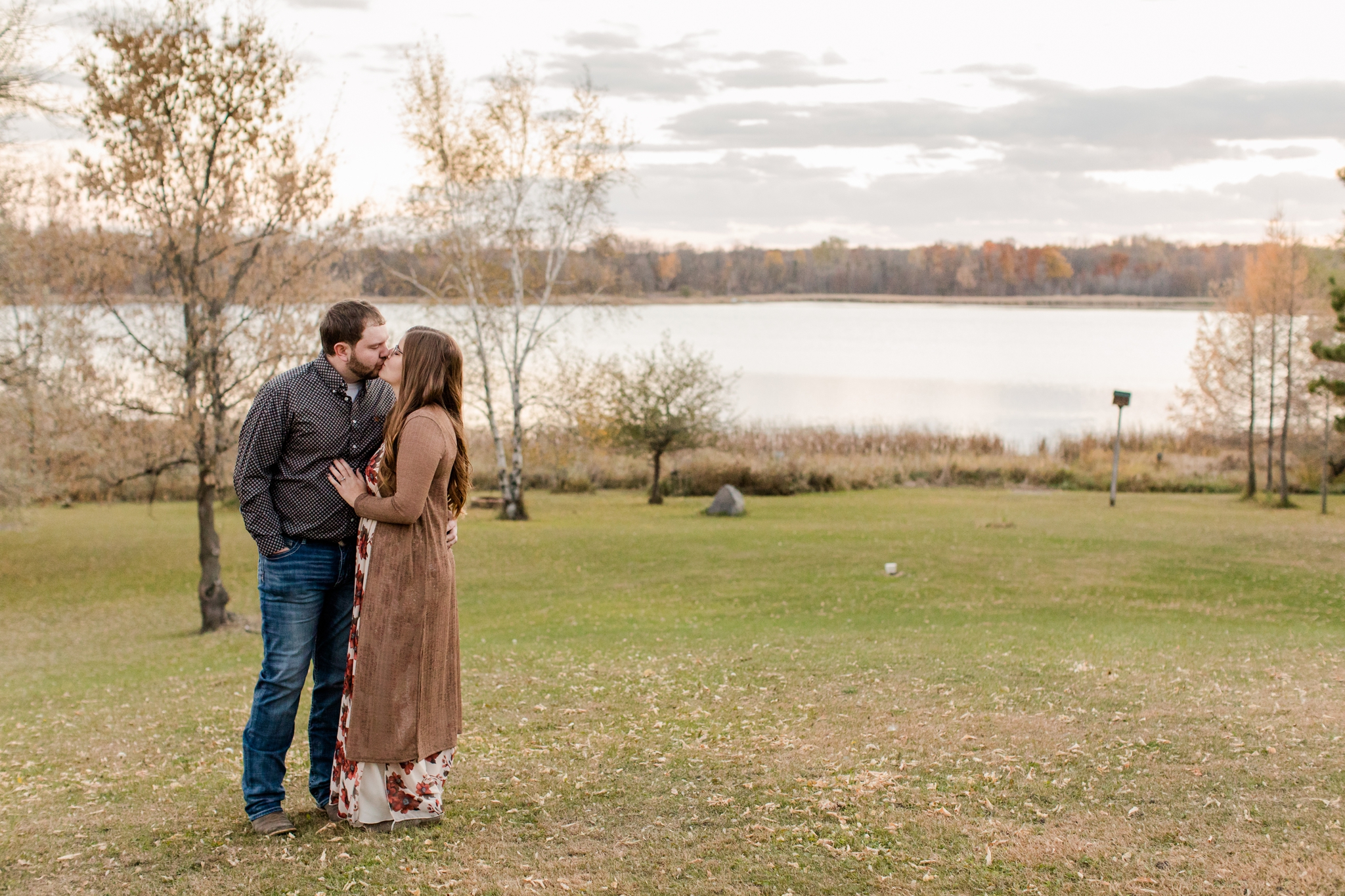 Detroit Lakes engagement photographers, Fall engagement photos, Brittney and Caleb