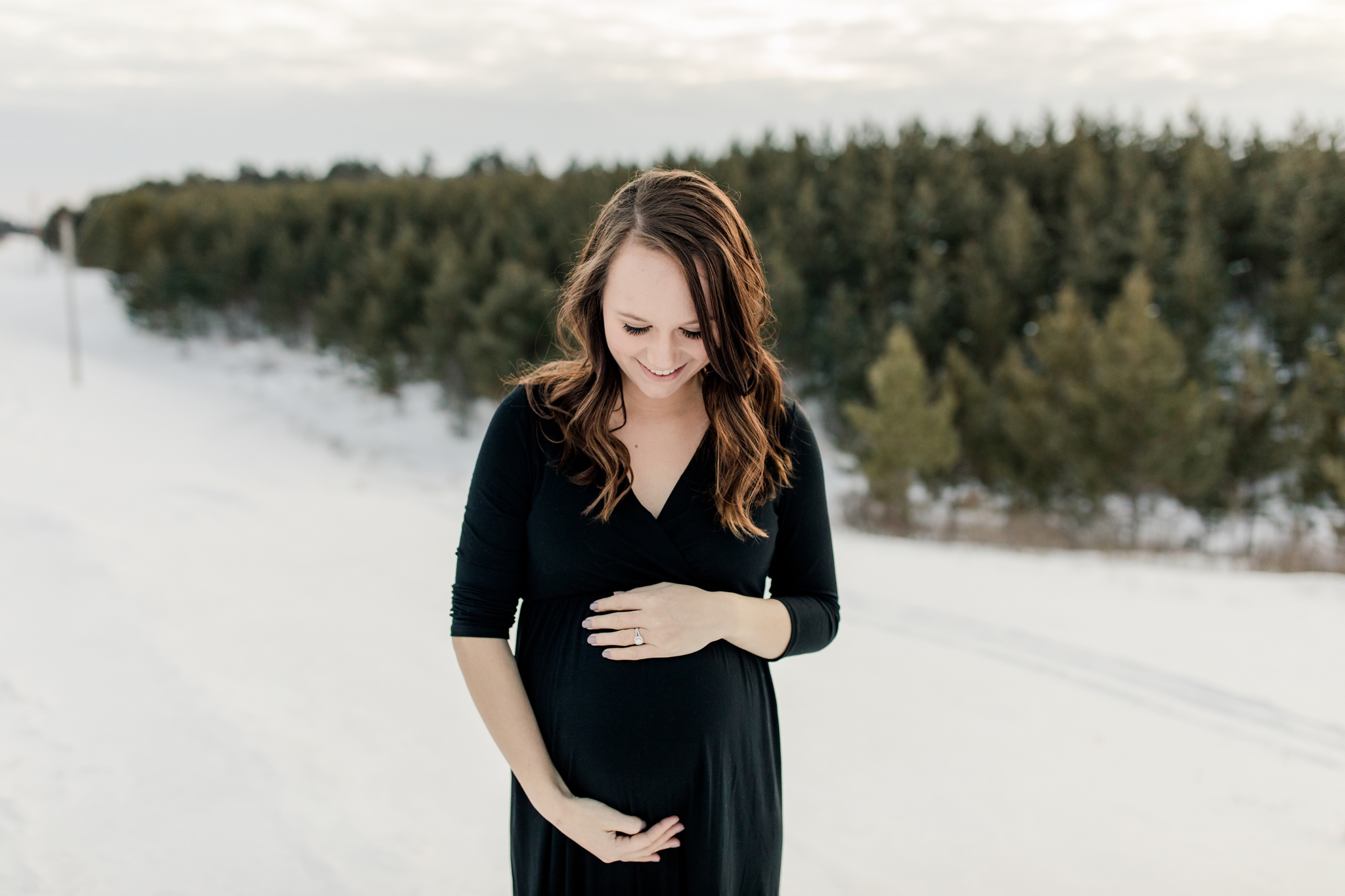Pregnancy Update, Winter maternity photos