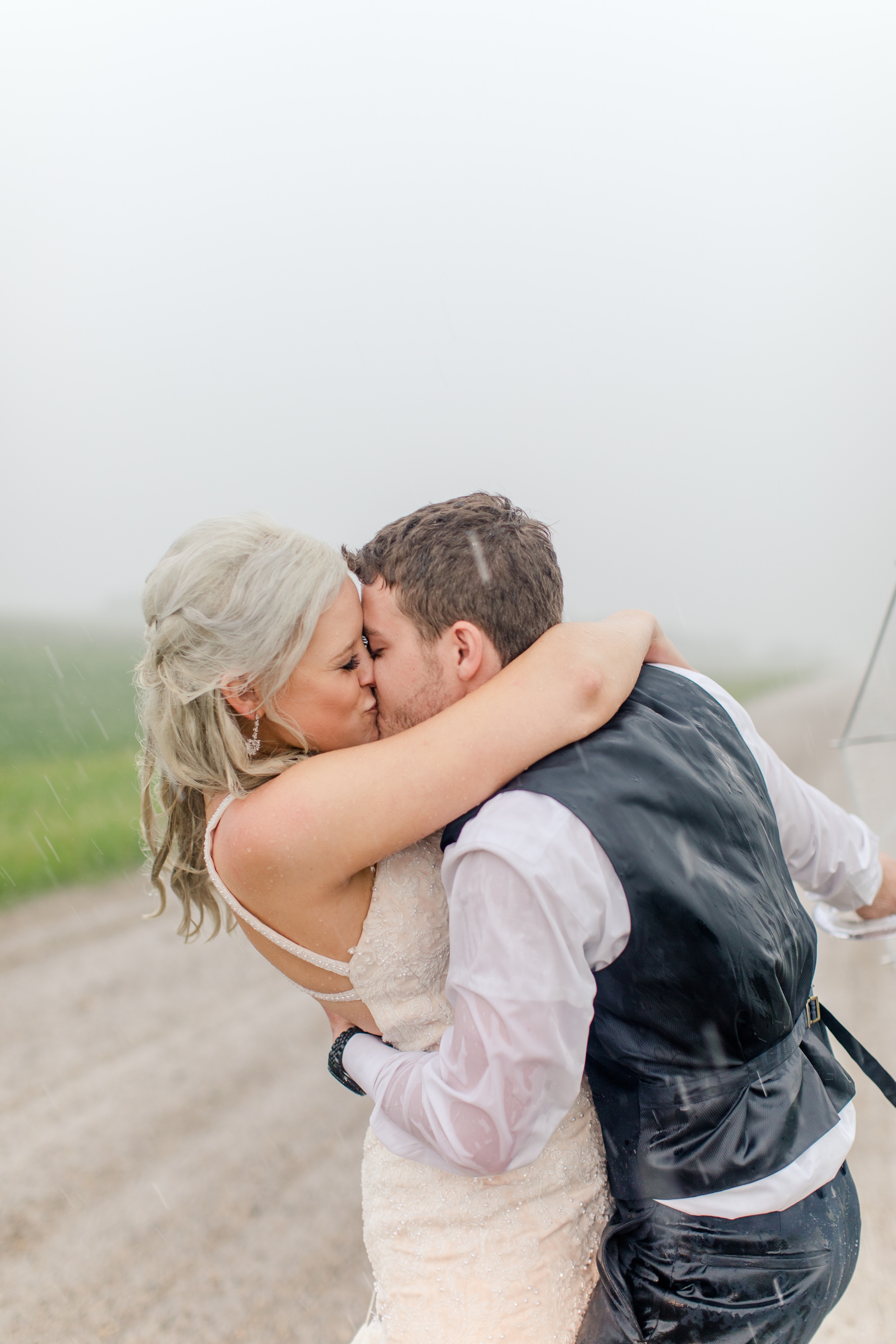 Rainy wedding day, rainy wedding day tips, Brittney and Caleb